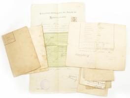 cca 1869-1920 Franciscy (Francisczy, Francisci) magyar nemesi család tagjai részére kiállított okmán...