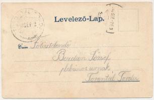 1902 Zsombolya, Hatzfeld, Jimbolia; Gróf Csekonics Csitó kastélya és parkja. Manzin és Ferch kiadása...