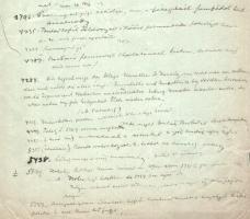 cca 1890-1920? Marczali Henrik (1856-1940) történész tanulmányának, kéziratának részlete, aláírás né...