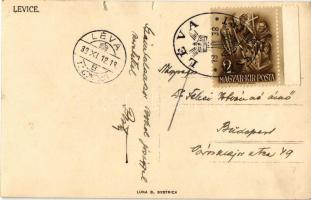 1938 Léva, Levice; Irgalmas Nővérek Intézete / Sisters of Mercy Institute + "1938 Léva visszaté...