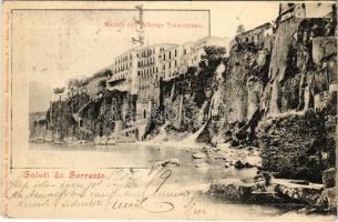 1905 Sorrento, Marina coll Albergo Tramontano / hotel (EK)