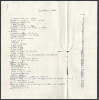 1952 Bacher Béla (1890-1960) művészettörténész gépelt levele, autográf aláírással, Ortutay Gyula (19...