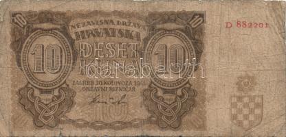 Horvátország 1941. 10K T:III/IV