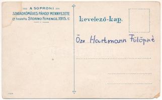 Sopron, Szabadkőműves Páholy mennyezete. Festette: Storno Ferenc (EM)