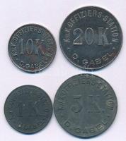 Osztrák-Magyar Monarchia / Deutsch Gabel (Jablonné v Podještědí) tiszti hadifogolytábor ~1914-1918. ...