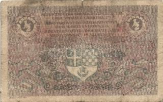 Jugoszlávia 1919. 1/2D T:III/IV + 1921. 1/4D T:III