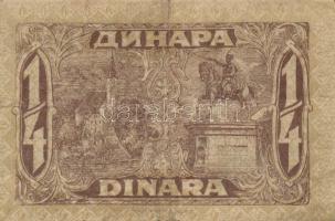 Jugoszlávia 1919. 1/2D T:III/IV + 1921. 1/4D T:III