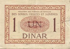Jugoszlávia 1919. 1D T:III