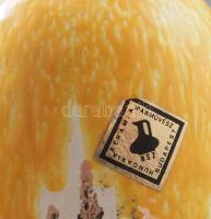 Iparművészeti Vállalat multicolor váza. Jelzett, kis kopással, m: 22,5 cm