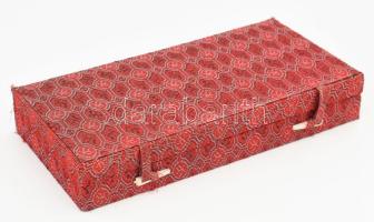 Kínai parfümös üveg szett. Jelzett, díszdobozban 8 cm