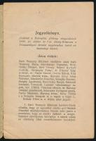 1899 Jegyzőkönyv a Bodrogközi Jótékony Nőegyesületnek Király-Helmeczen a Tiszaszabályozó Társulat te...