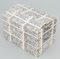 6 db kristály vizes pohár , eredeti dobozában m:14 cm