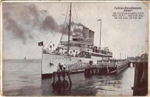 Turbinen-Schnelldampfer Kaiser der Hamburg-Amerika Linie / Hamburg America Line steamship (EB)