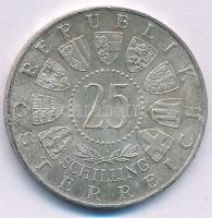 Ausztria 1957. 25Sch Ag "800 éves a Mariazelli kegytemplom" T:XF patina 
Austria 1957. 25...