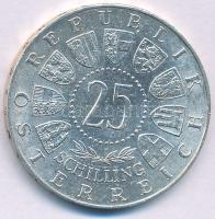 Ausztria 1958. 25Sch Ag "Carl Auer von Welsbach" T:XF kis patina Austria 1958. 25 Schillin...