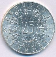 Ausztria 1962. 25Sch Ag "Anton Bruckner" T:AU Austria 1962. 25 Schilling Ag "Anton Br...