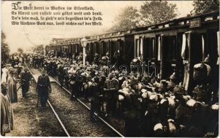 1914 Die Welt starrt in Waffen im Eisenkleid... / WWI German military (EB)