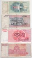 Jugoszlávia 1989-1993. 10-1.000.000.000D (9xklf) T:F,VG
Yugoslavia 1989-1993. 10 - 1.000.000.000 Di...