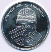 DN "Nemzetünk nagyjai - Mátyás az igazságos" kétoldalas Ag emlékérem (10,37g/0,999/35mm) T...