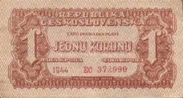 Csehszlovákia 1944. 1K "V.H." T:II