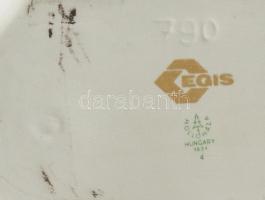 Hollóházi virágmintás tálka és bonbonier. Jelzett, hibátlan