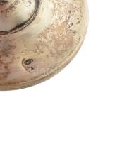 Ezüst(Ag) 3 db kupica, jelzett, egyik kis deformációval, m: 10,5 cm, nettó: 83,2 g