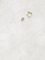 Ezüst(Ag) cukordoboz, jelzett, 13×9,5×8 cm, nettó: 262 g