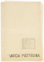 cca 1965-66 Építészeti rajzok (görög építőművészet, román építészet, zsámbéki apátsági templom stb.)...