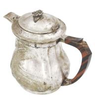 Ezüst(Ag) kanna, jelzett, m: 17 cm, bruttó: 615 g