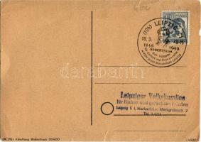 1848-1948 - 100 Jahre Kampf um die deutsche Einheit. Abteilung Röderdruck / 100th anniversary of the...