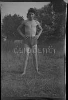 cca 1930-1940 245 db fotónegatív, tasakokban