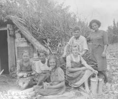 cca 1930-1940 245 db fotónegatív, tasakokban