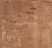 Varga Nándor Lajos (1895-1978): Melancholia - Ősanyag, 1926. Rézkarc, papír, jelzett, kartonra kasír...