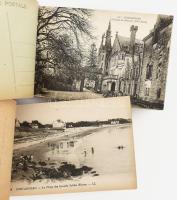 cca 1910-1940 4 db külföldi képes leporelló: Frankfurt am Main, Avignon, Concarneau, Chateau de Kéri...