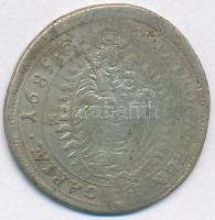 1689K-B 15kr Ag "I. Lipót" (6,47g) T:VF,F patina Hungary 1689K-B 15 Kreuzer Ag "Leopo...