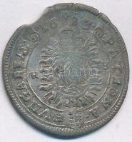 1683K-B 15kr Ag "I. Lipót" (6,83g) T:F patina, kitörés, hajlott lemez Hungary 1683K-B 15 K...