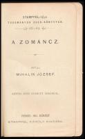 Mihalik József: A zománc. Stampfel-féle Tudományos Zseb-könyvtár 63-64. Pozsony-Bp.,1901,Stampfel Ká...