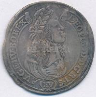 1665K-B 15kr Ag &quot;I. Lipót&quot; (5,78g) T:VF patina Hungary 1665K-B 15 Kreuzer Ag &quot;Leopold I&quot; (5,78g) C:VF patina Unger II.: 1058., Huszár: 1423.