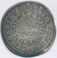 1665K-B 15kr Ag "I. Lipót" (5,78g) T:VF patina
Hungary 1665K-B 15 Kreuzer Ag "Leopol...
