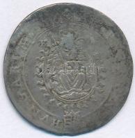 1661K-B 15kr Ag "I. Lipót" (5,33g) T:F patina Hungary 1661K-B 15 Kreuzer Ag "Leopold ...