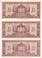 1946. 100.000BP (3x) T:AU nagyobb sarokhajlások
Adamo P36