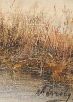 Mészöly jelzéssel: Vízparti élet. Olaj, vászon. 70x100,5 cm. KIZÁRÓLAG SZEMÉLYES ÁTVÉTEL, NEM POSTÁZ...