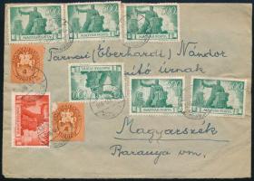 1946. 8. díjszabás Távolsági levél 20 ezer pengő bérmentesítéssel