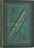 Frau von Sz.: Neueste gute Schnellküche für Gesunde und Kranke. Düsseldorf, 1884, Fr. Dietz, (18)+462+(6) p. Második, javított kiadás. Német nyelven. Kiadói aranyozott egészvászon-kötés, kissé kopott borítóval, helyenként sérült, a fűzéstől elváló lapokkal.