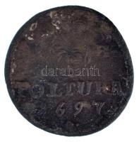 1697P-H Poltura Ag "I. Lipót" (0,89g) T:F Hungary 1697P-H Poltura Ag "Leopold I"...