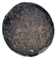 1698P-H Poltura Ag "I. Lipót" (0,82g) T:F Hungary 1698P-H Poltura Ag "Leopold I"...