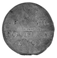 1701P-H Poltura Ag "I. Lipót" (0,95g) T:VF hullámos lemez Hungary 1701P-H Poltura Ag "...