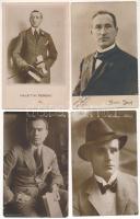 9 db RÉGI magyar színész képeslap vegyes minőségben / 9 pre-1945 postcards of Hungarian actors in mixed quality