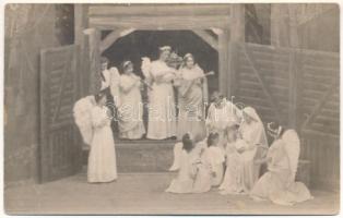 1914 Arad, Bethlehemben, színházi jelenet / theatre play. photo (fl)