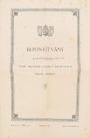 1918 Bizonyítvány népiskolai tanítónőnek, Sepsiszentgyörgyi M. Kir. tanítóképző